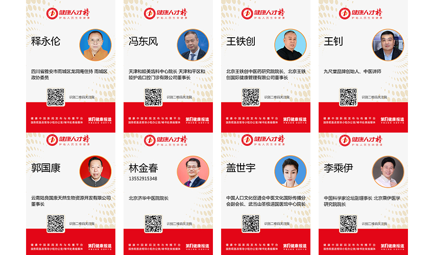 一批全国中医药人才入围健康人才榜