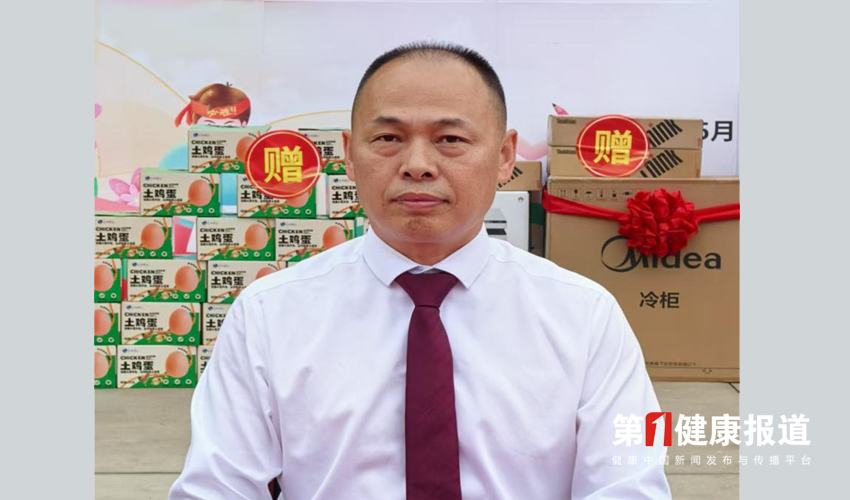 陈勇军打造健康“大厨房”获颁健康宣传大使