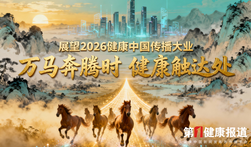 jimeng-2026-01-23-9405-国风科技感海报，“万马奔腾时 健康触达处”用金色立体书法字突出，两行字错落有致。..._副本1.png